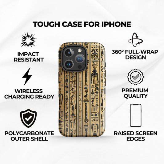 Pantheon Glyphs Tough Case For iPhone | Regular & MagSafe® Compatible