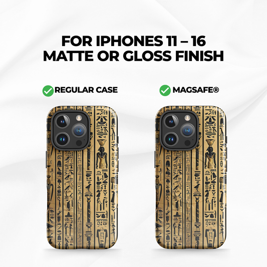 Pantheon Glyphs Tough Case For iPhone | Regular & MagSafe® Compatible